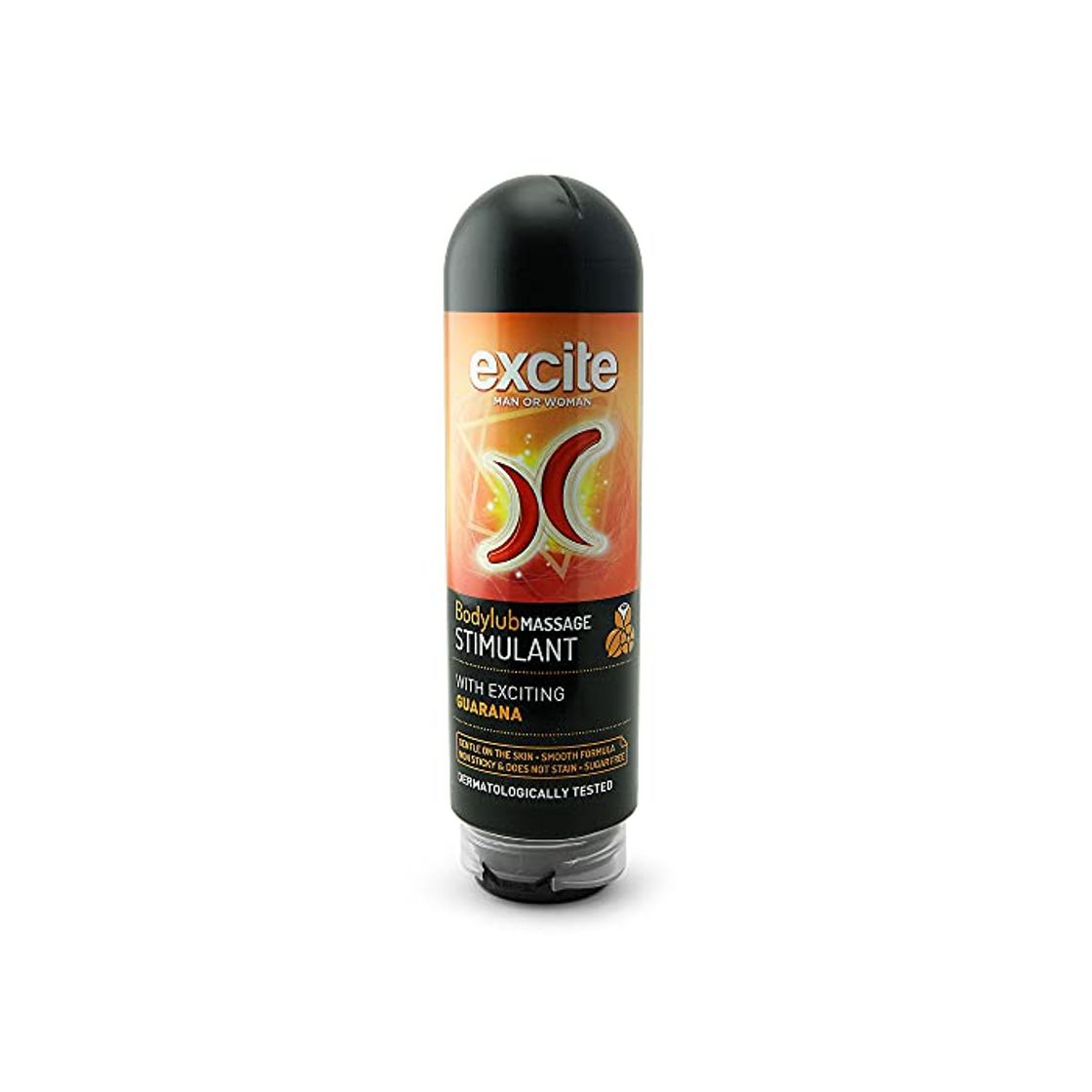 Producto EXCITE Gel lubricante masaje íntimo con Guaraná y Damiana de cultivo ecológico