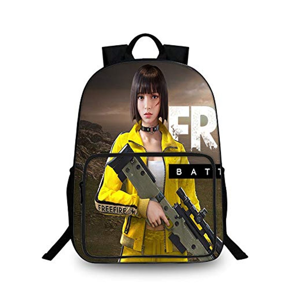 Fashion Free Fire School Bag Linda de la Historieta Poco morral Senderismo Backg Estudiante Mochila Mochila Niños Tide 3D Lindo Viaje Mochila Ligera Free Fire Mochila Impermeable