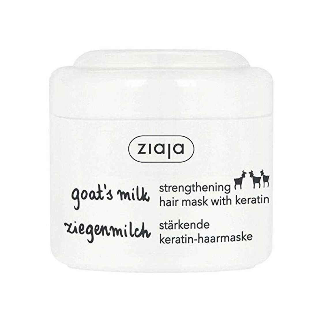 Social Ziaja leche de cabra - acondicionado Nutritivo máscara de pelo con queratina 200 ml