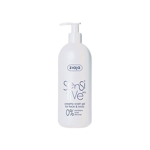 Ziaja Sensitive Gel Limpiador Rostro y Cuerpo para Pieles Sensibles 400 ml