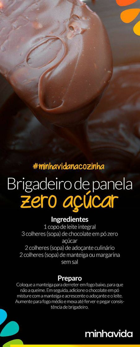 Moda Brigadeiro de panela zero açúcar 