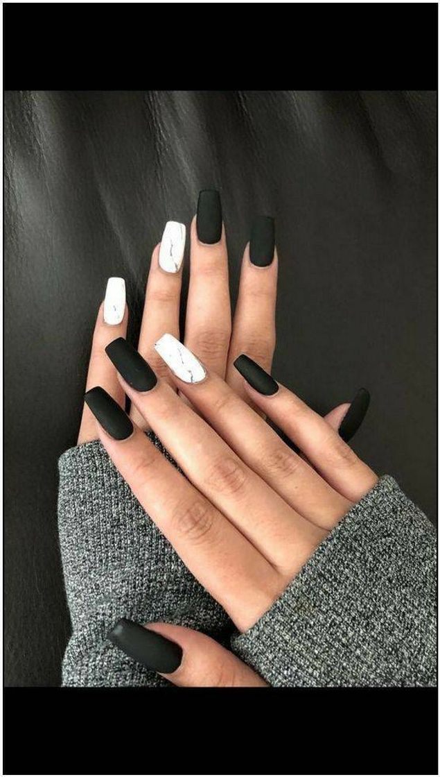 Moda Unhas marmorizada