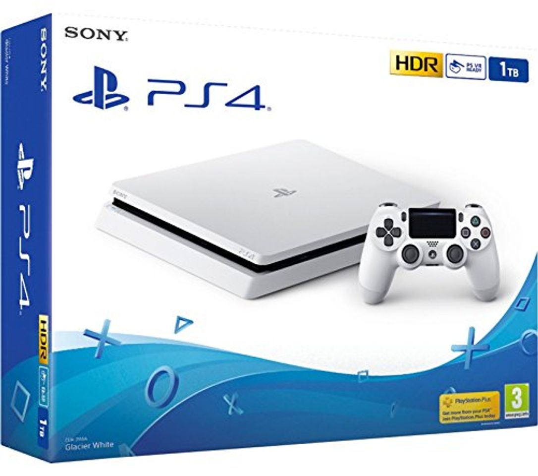 Lugar PS4 Slim 1Tb Blanca Playstation 4 - Consola 1TB