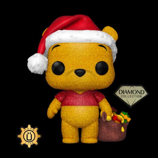 Winnie the Pooh Pop Funko Holiday Glitter