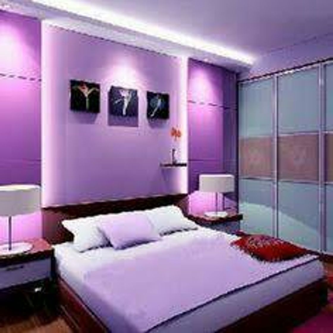 Moda 35 ideias de Quarto Roxo - Pinterest