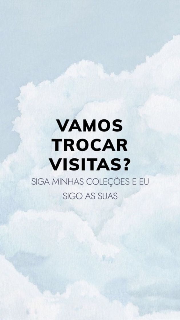 Moda Vamos trocar visitas?