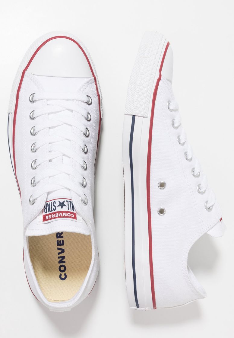 Fashion Converse Chuck Taylor All Star Ox, Zapatillas de Lona, Unisex, Blanco