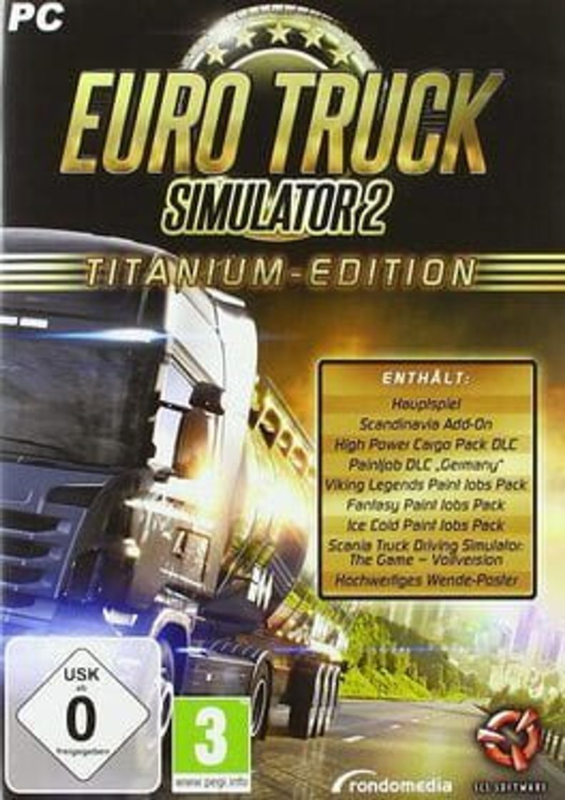 Videogames Euro Truck Simulator 2: Titanium Edition