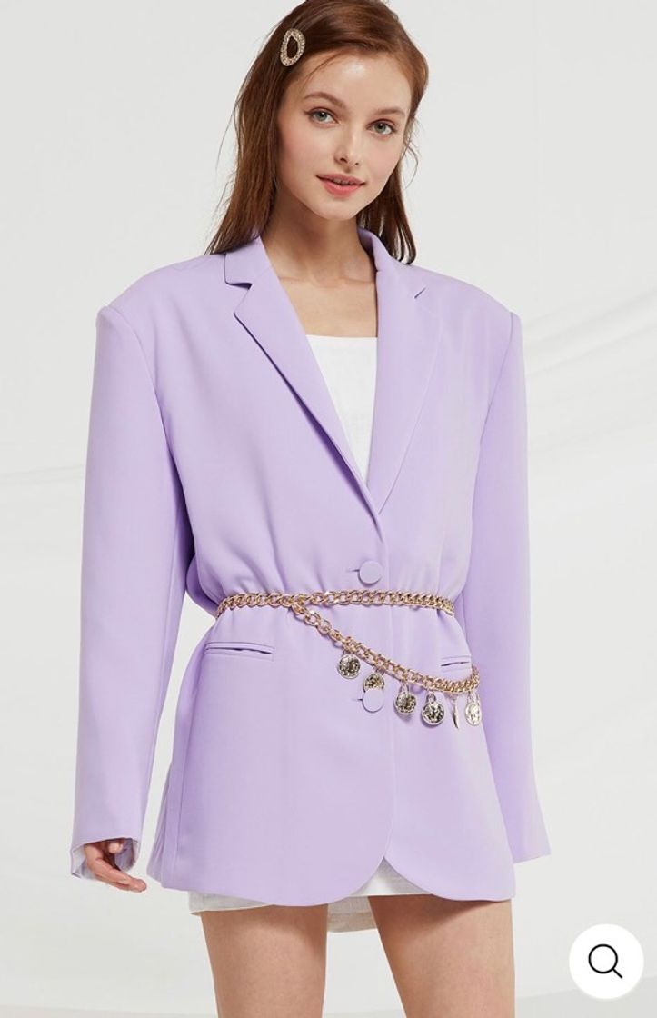 Social Siena Boyfriend Blazer in Candy Color