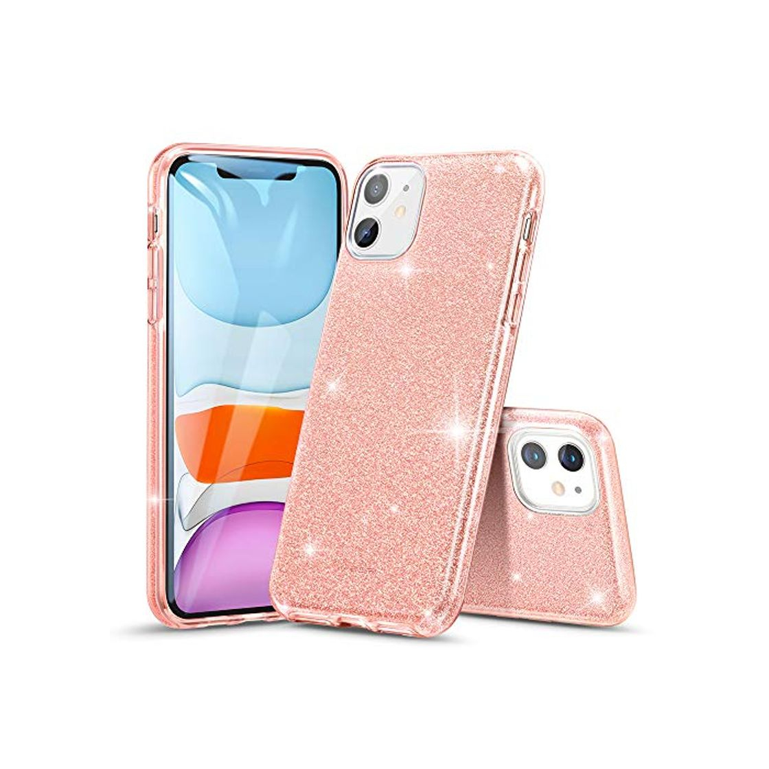 Producto ESR Funda Serie Glitter para iPhone 11, Espectacular Funda con Brillantes Destellos