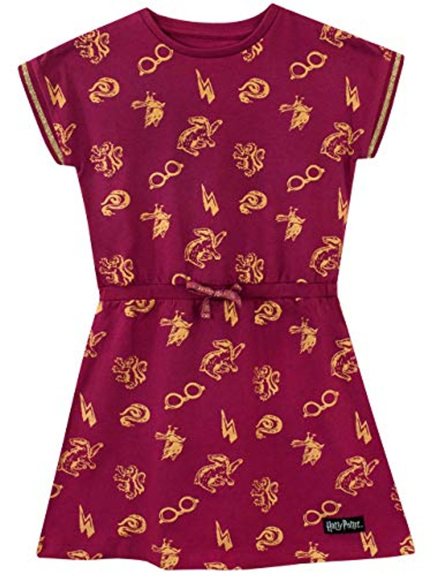 Social Harry Potter Vestido para niñas Hogwarts Rojo 7