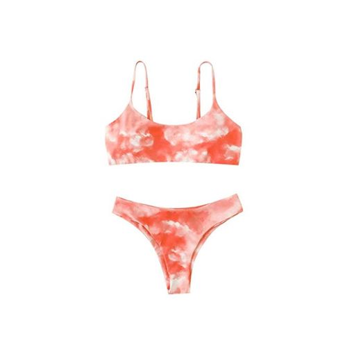 Sylar Conjunto de Bikini 2 Piezas para Mujer Sexy Tie