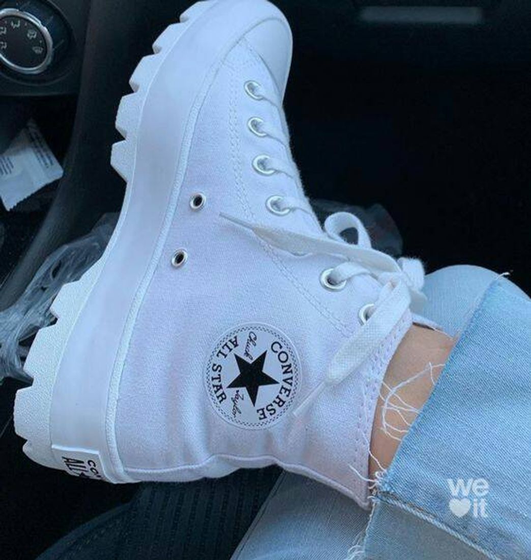 Moda All star branco aesthetic