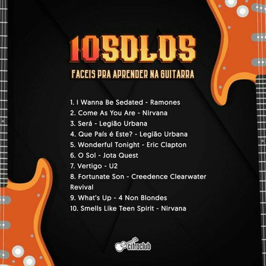 Solos fáceis para aprender na guitarra