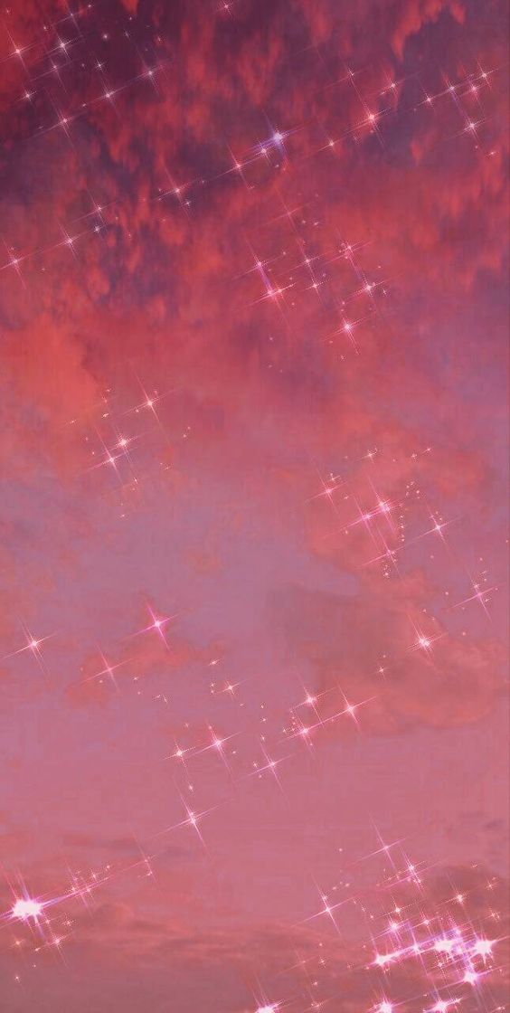 Moda Pink sky wallpaper aesthetic sparkle