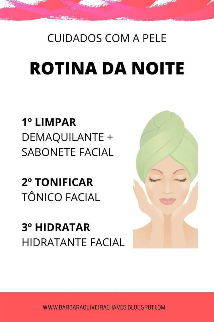 Fashion Rotina skin care noite