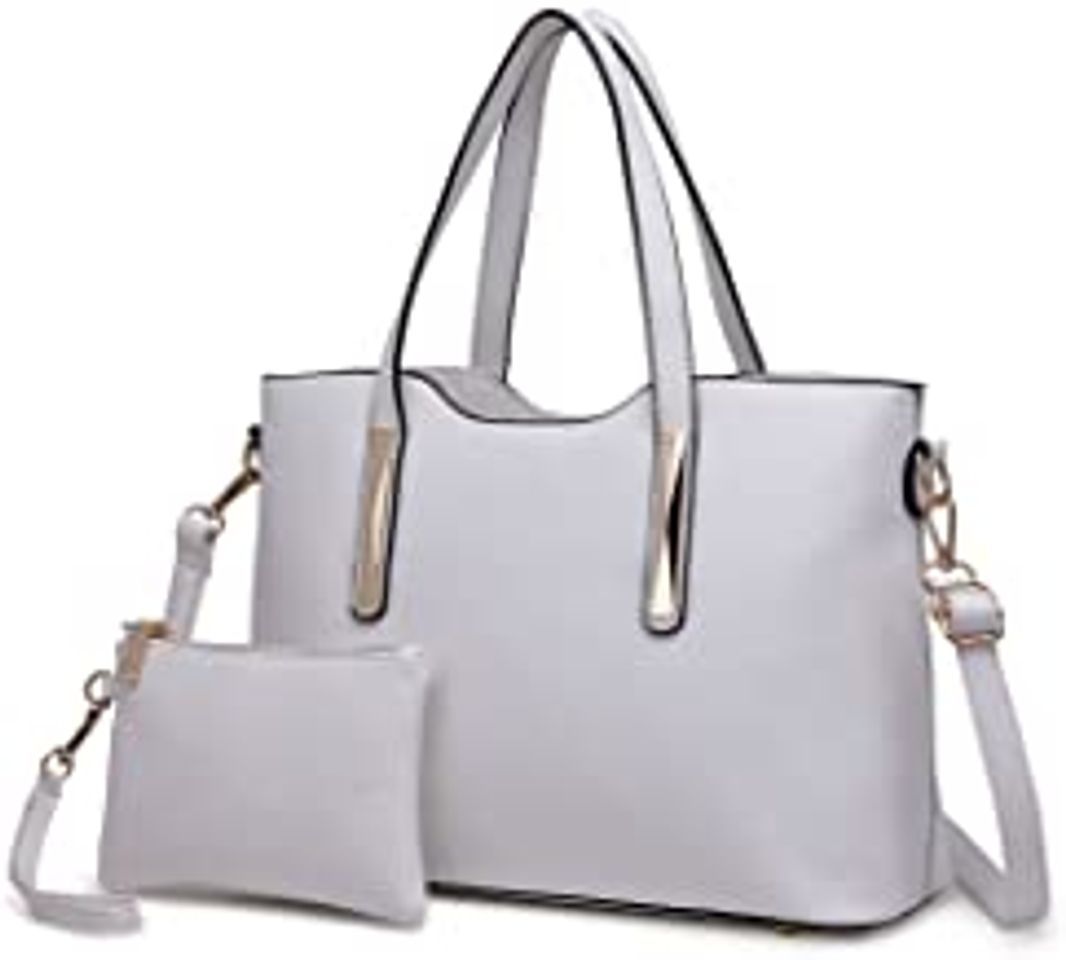 Producto Miss Lulu Bolsas de Señoras Moda Cuero Pu 2 Piezas Totalizador Bolsos