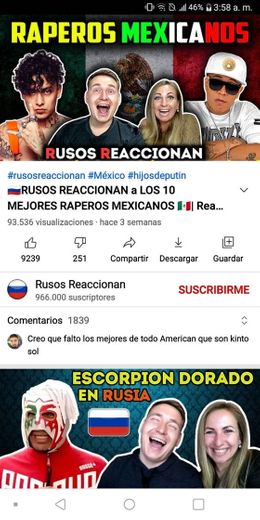 RUSOS REACCIONAN a LOS 10 MEJORES RAPEROS ...