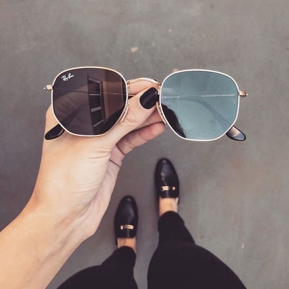 Moda Ray ban hexagonal