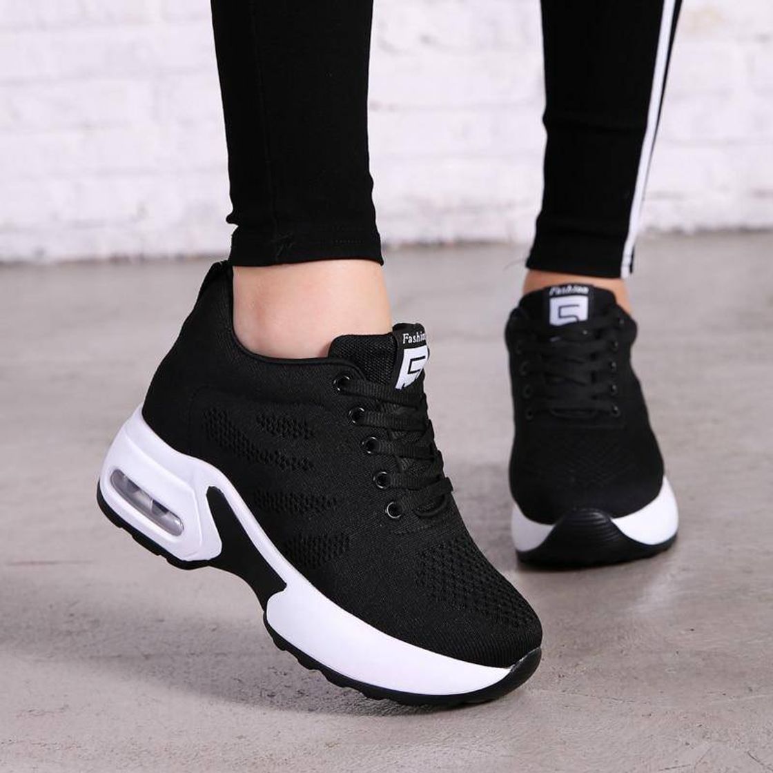 Hot Selling Women Breathable Fashion Height Increasing Sneak