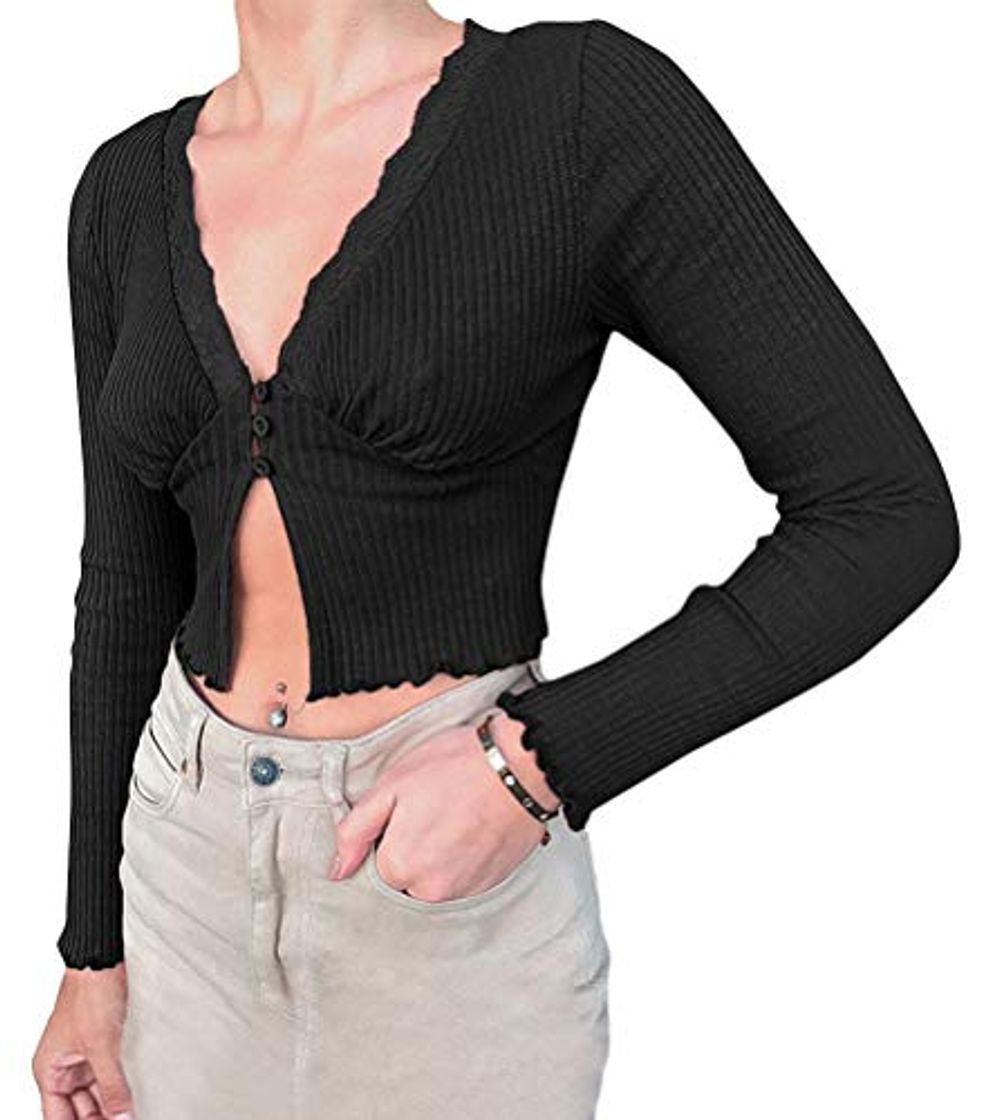 Moda ORANDESIGNE Mujer Y2K Crop Tops Retro Encaje Patchwork E