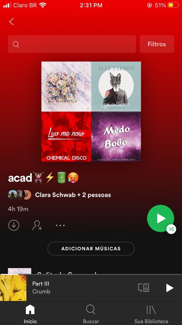 Moda minha playlist para academia!! 