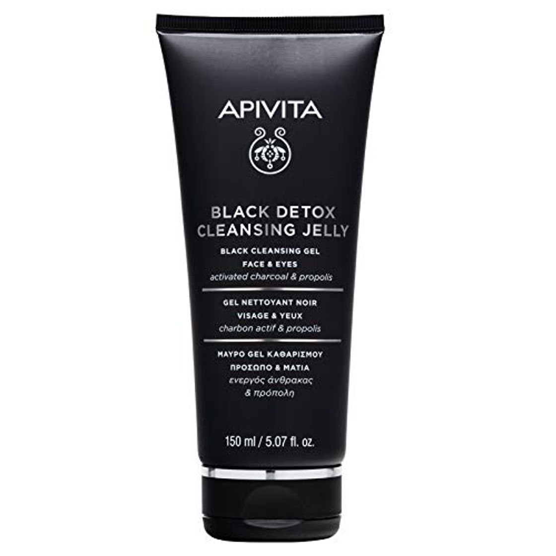 Product Apivita Black Detox Cleansing Jelly for Face & Eyes 150ml