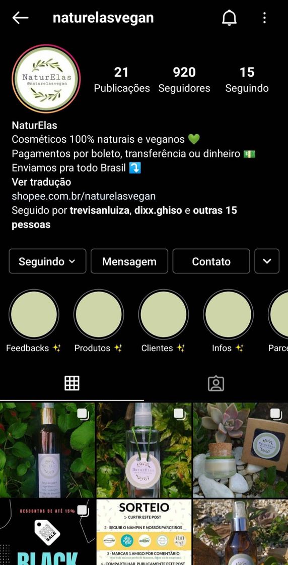 Fashion Loja de produtos e cosméticos 100% naturais e veganos.