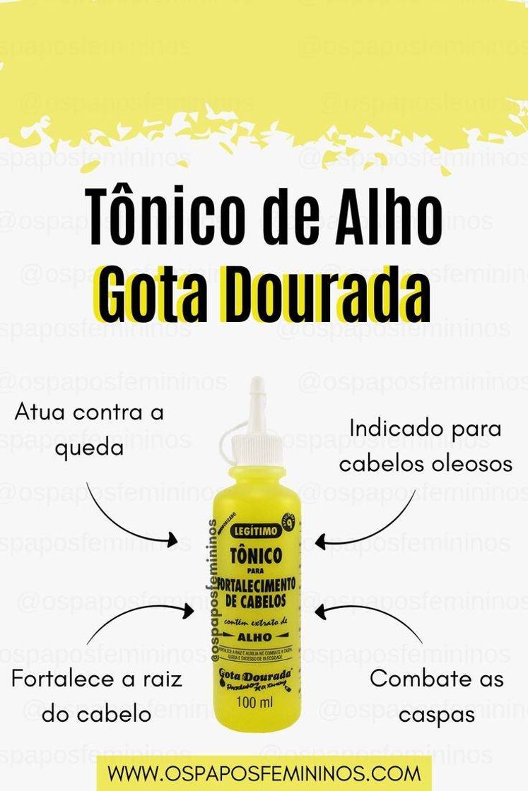 Moda Sobre o tônico de alho.