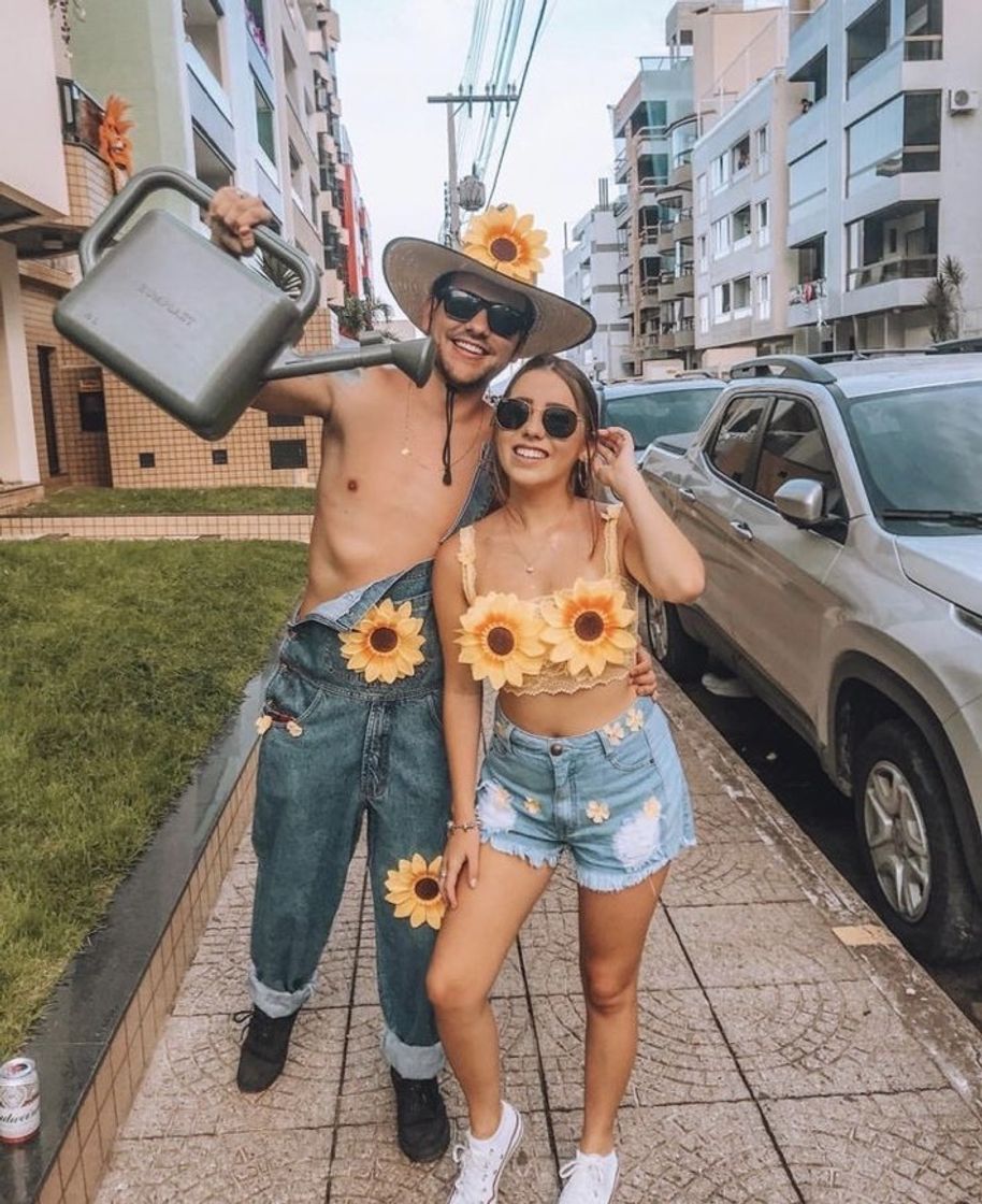 Fashion Disfraz girasol PAREJA 