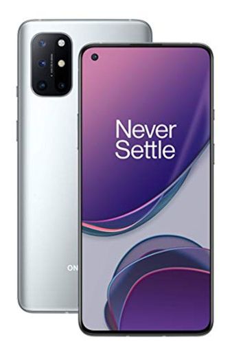 OnePlus 8T Lunar Silver (Plateado Lunar) | Pantalla fluida FHD