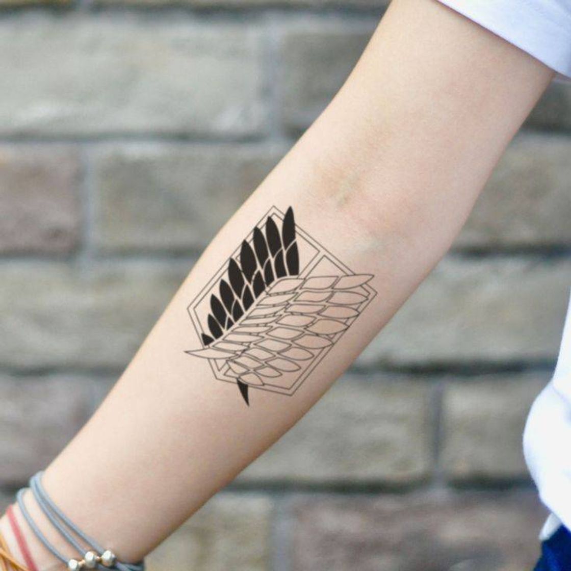 Fashion Tattoo Attack on Titan 