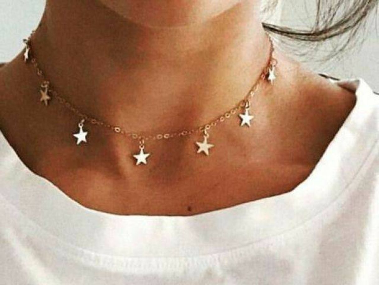 Moda Colar de estrelas