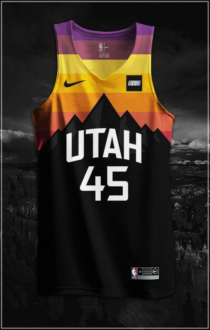 Moda Camisa do Utah Jazz