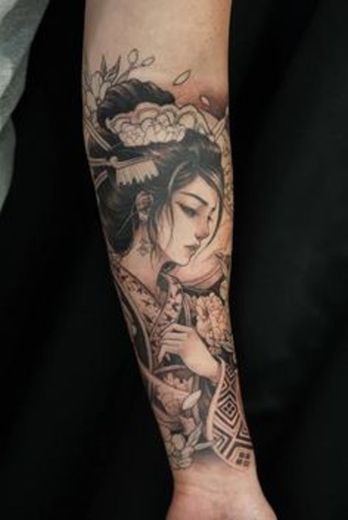 Tatuagem estilo oriental 😍❤️