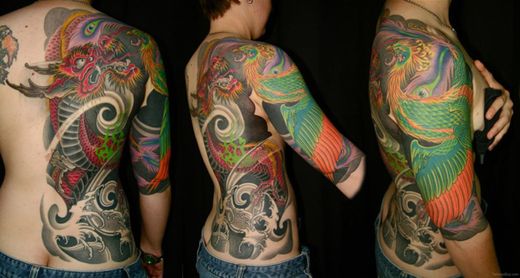 Tatuagem estilo oriental 