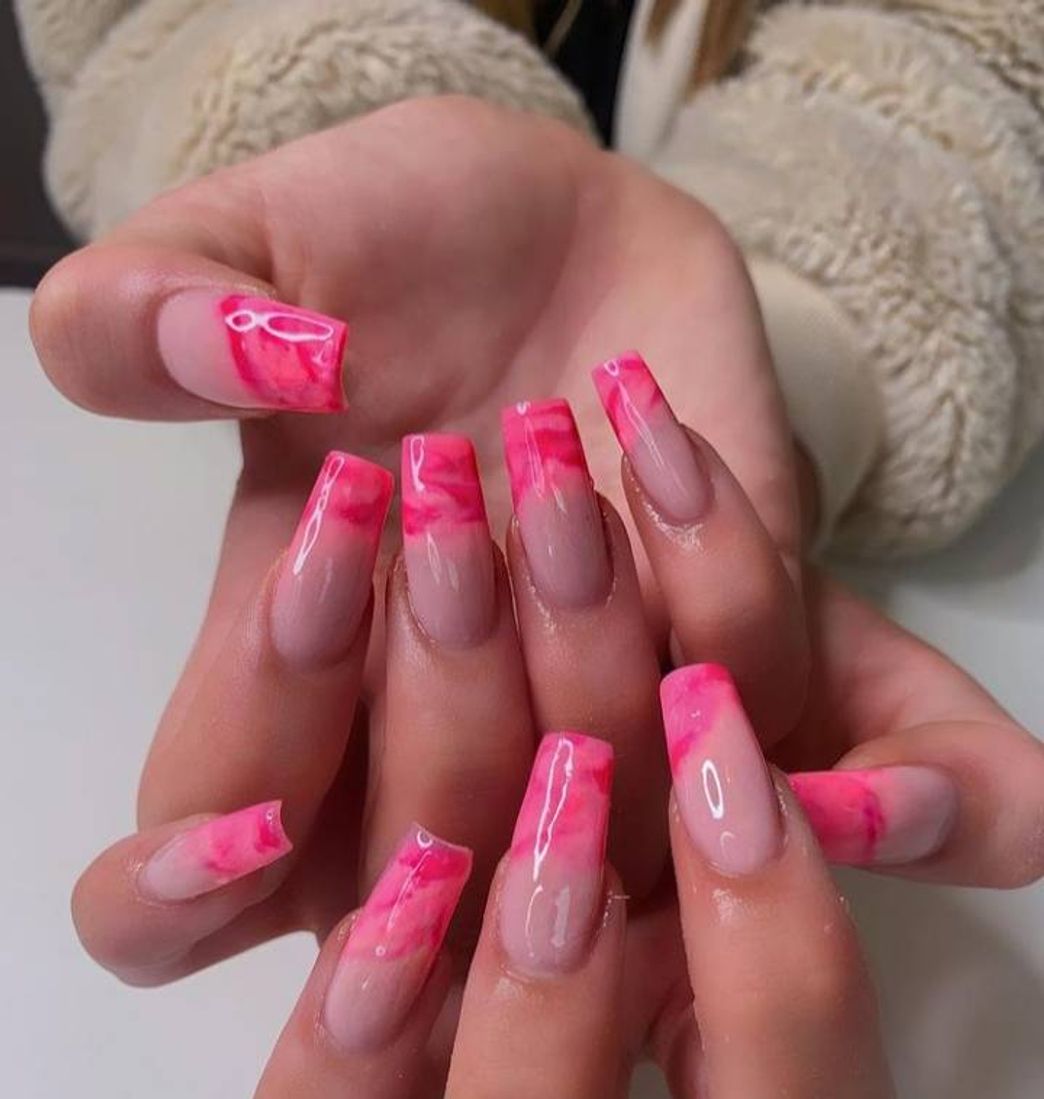 Moda Pink Nails / Unhas Rosas