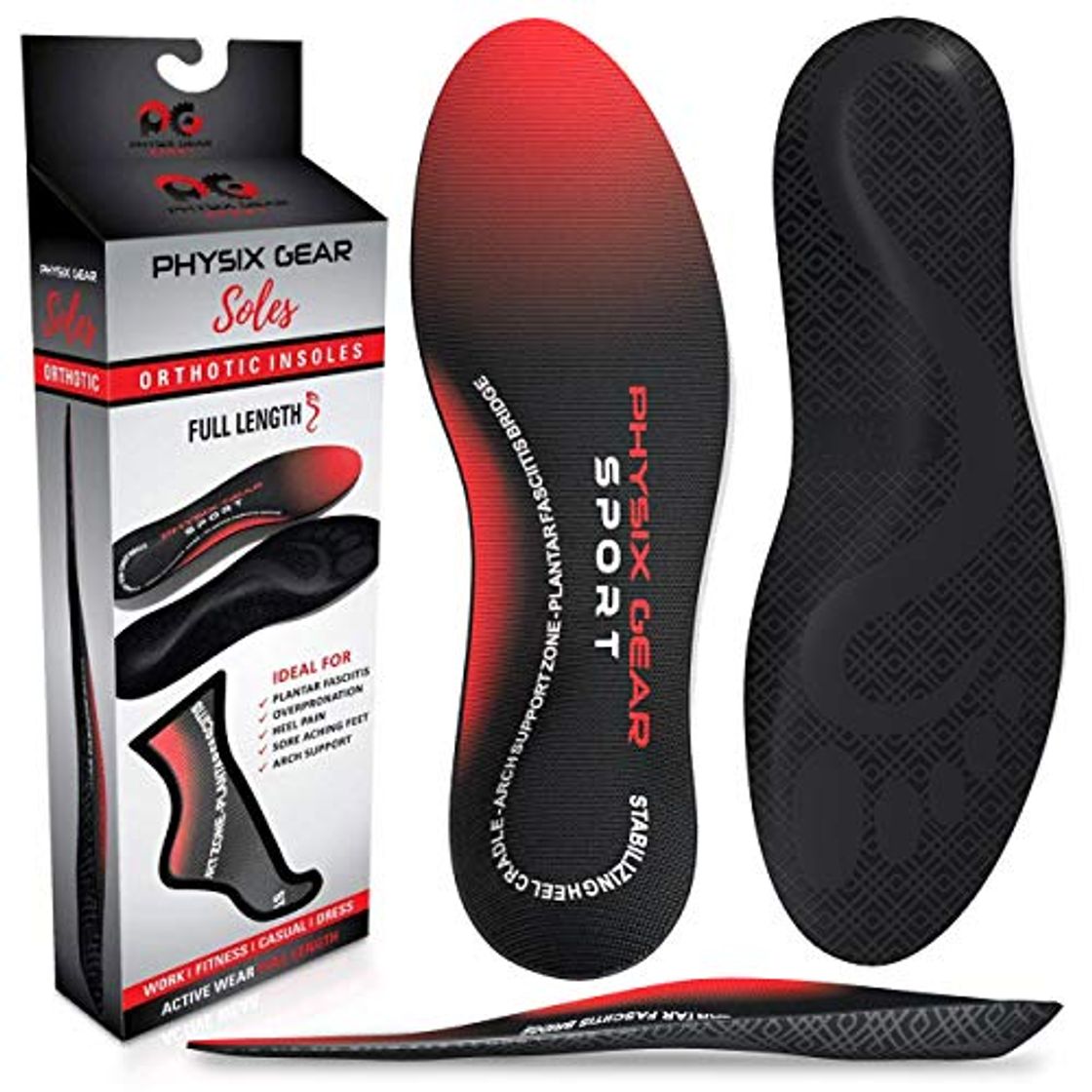 Moda Physix Gear Sport Plantillas fascitis plantar