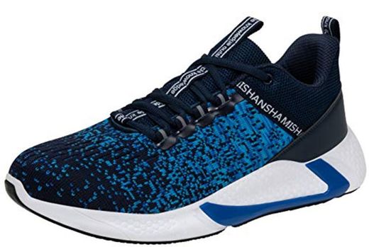 Mishansha Comodos Zapatos para Correr para Mujer Hombre Gimnasio Calzado Blandas Zapatillas