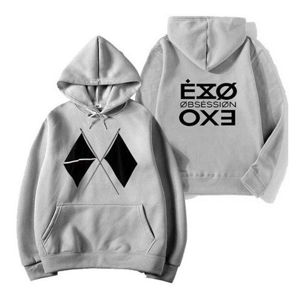 Social Moletom cinza EXO