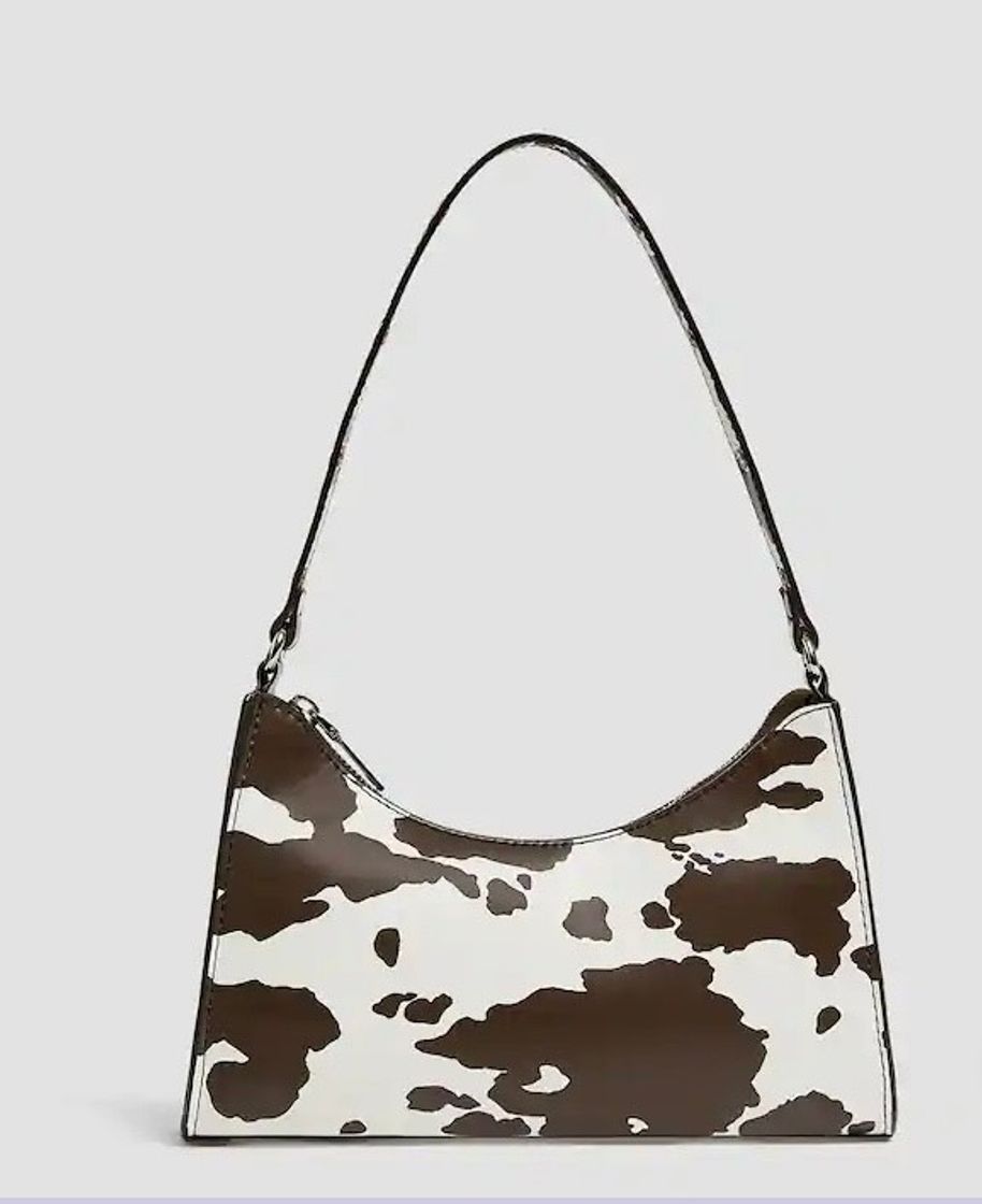 Moda Bolso estampado vaca.