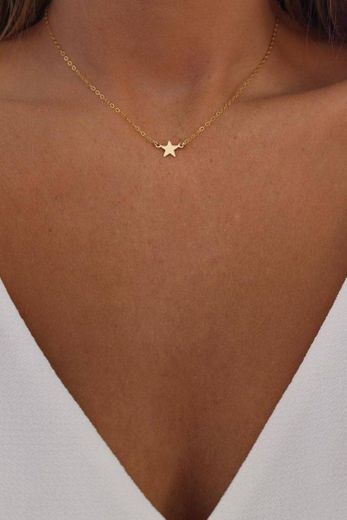 Mini star choker necklace 
