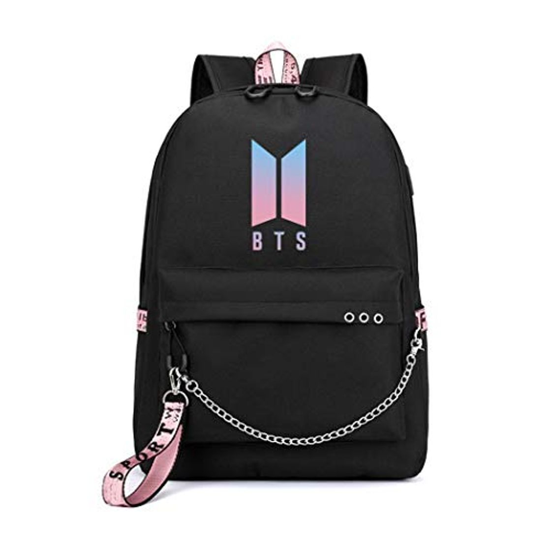 Moda APHT Unisex Mochila de Mujer BTS Mochilas Mochilas Escolares para Adolescentes Casual