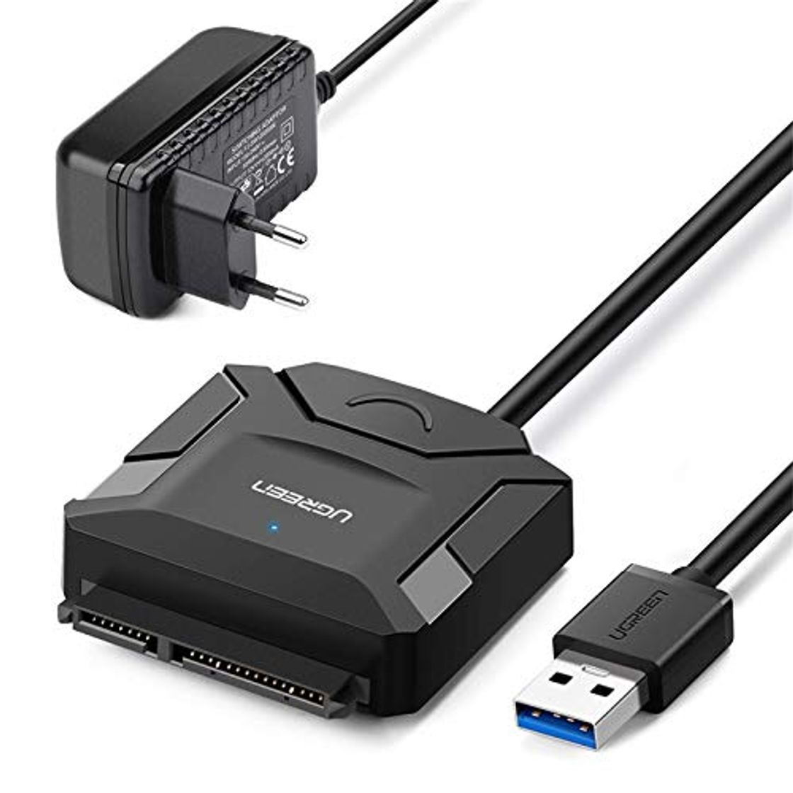 Social UGREEN Adaptador de USB 3.0 a SATA III con UASP, Cable SATA