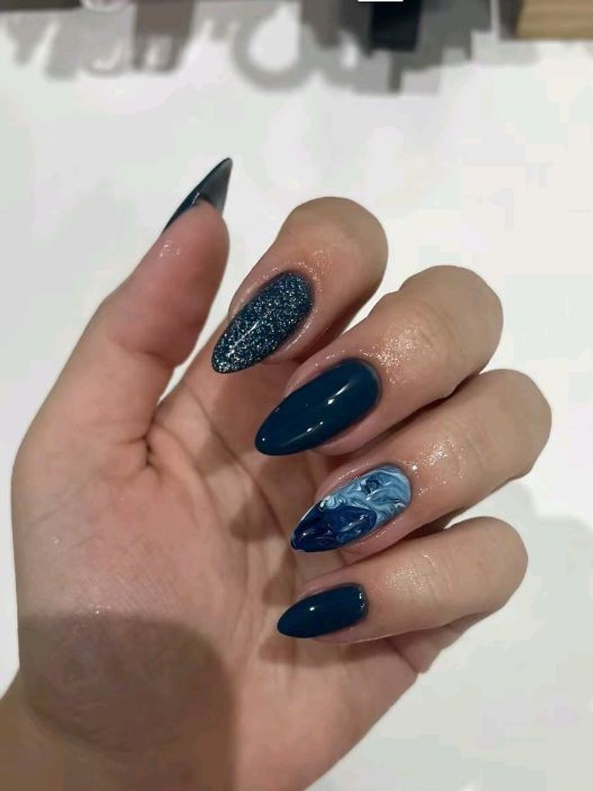 Beauty Blue nails👑