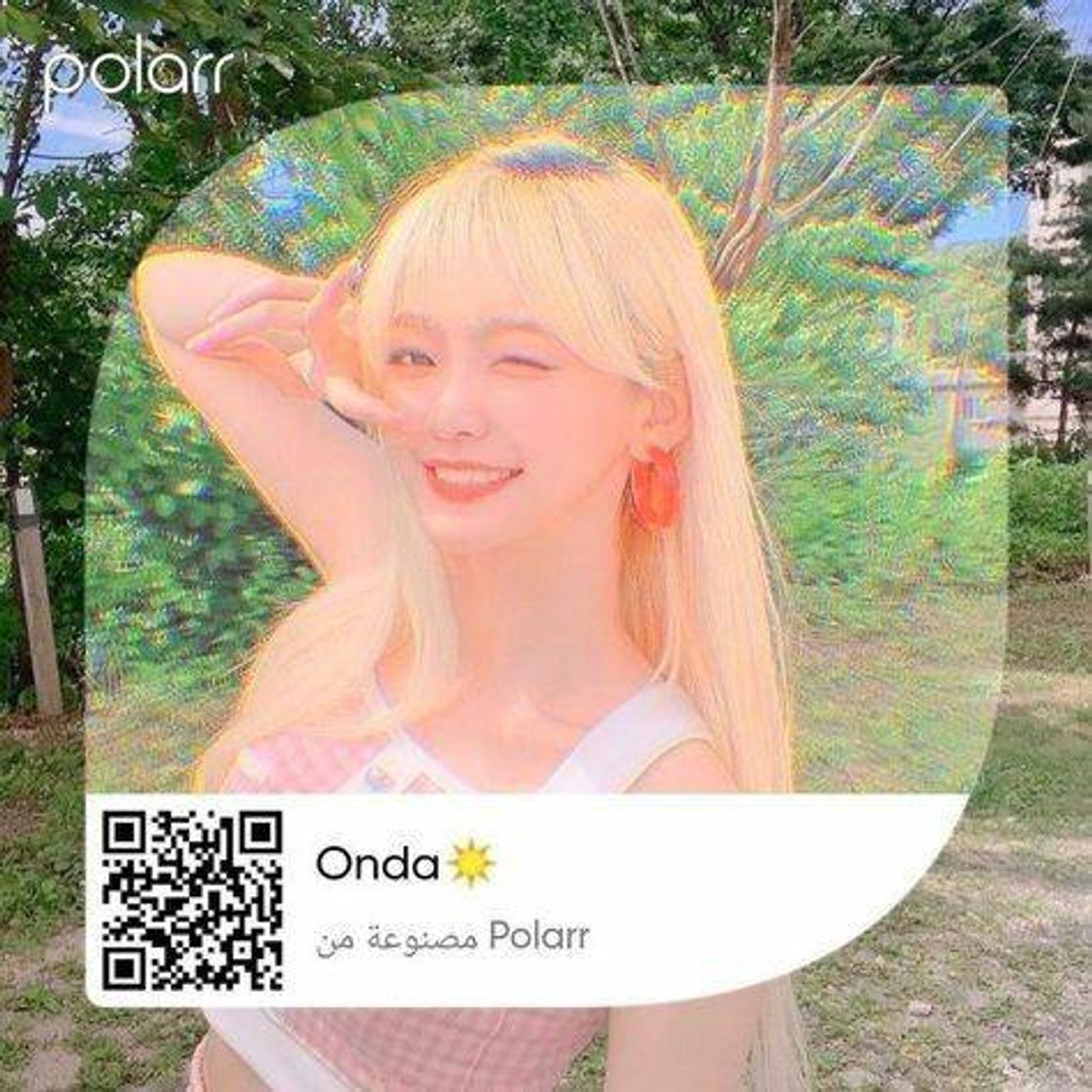 Social Qr codes de filtros do polarr