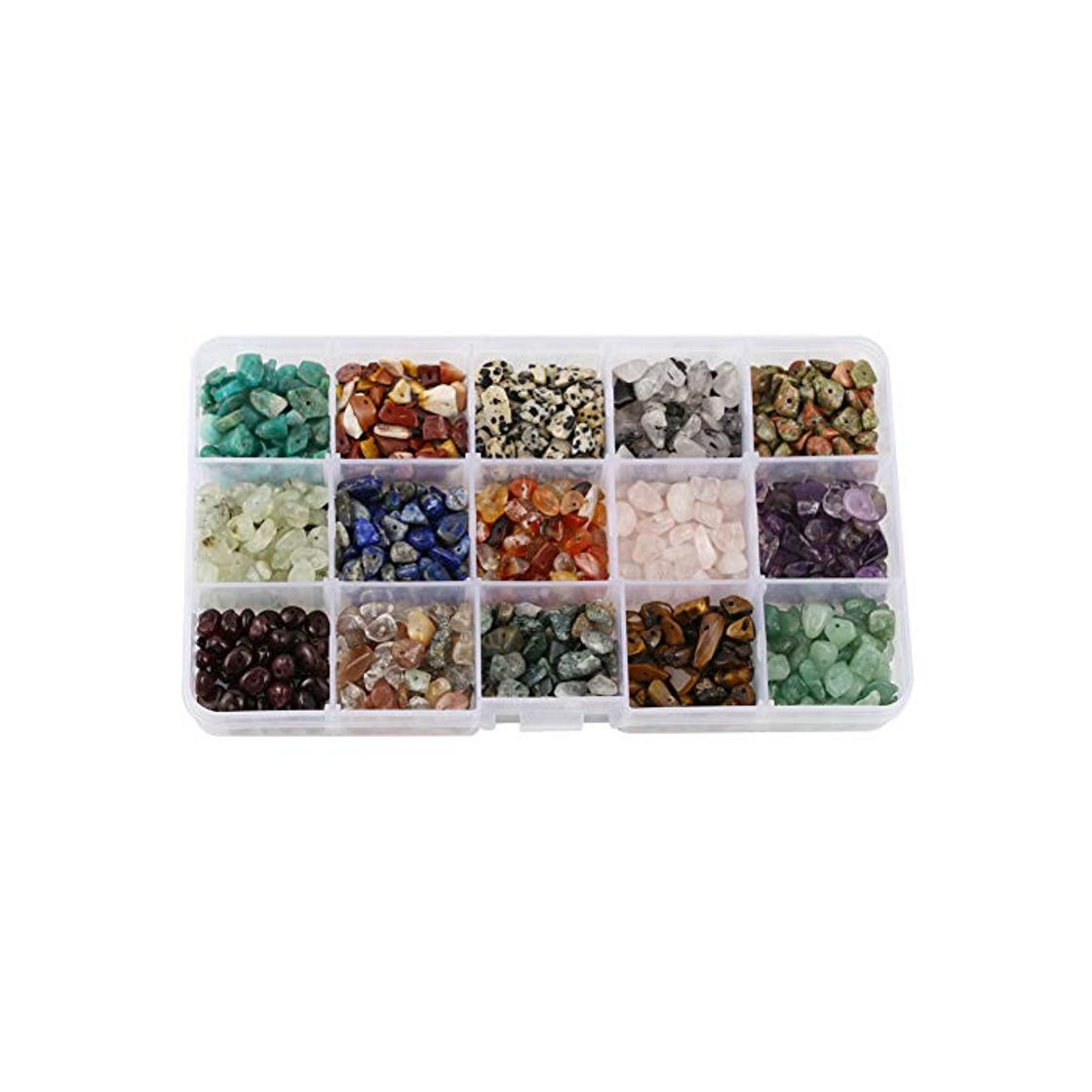 Home 15 diferentes tipos de piedras preciosas chip de cristal cuarzo piedra irregular forma suelta cuentas trituradas piezas de cristal para hacer pulseras y collares