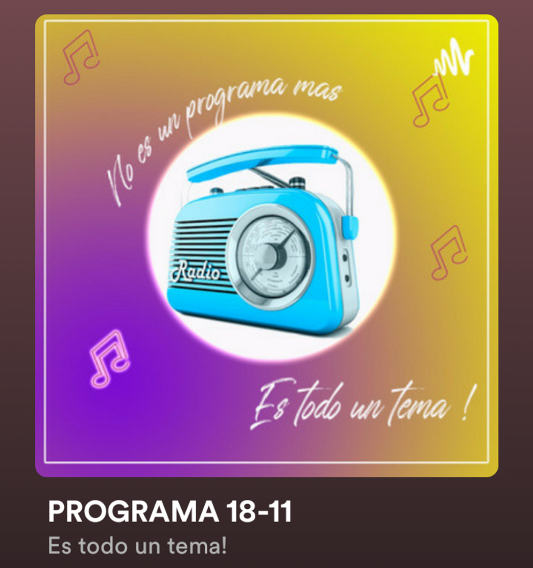 Fashion Programa de Radio Argentino Es un Tema.