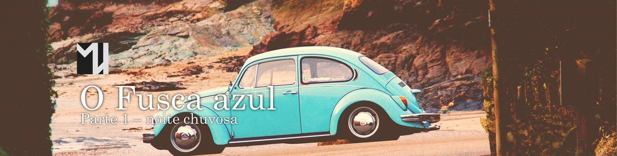 Moda O Fusca Azul