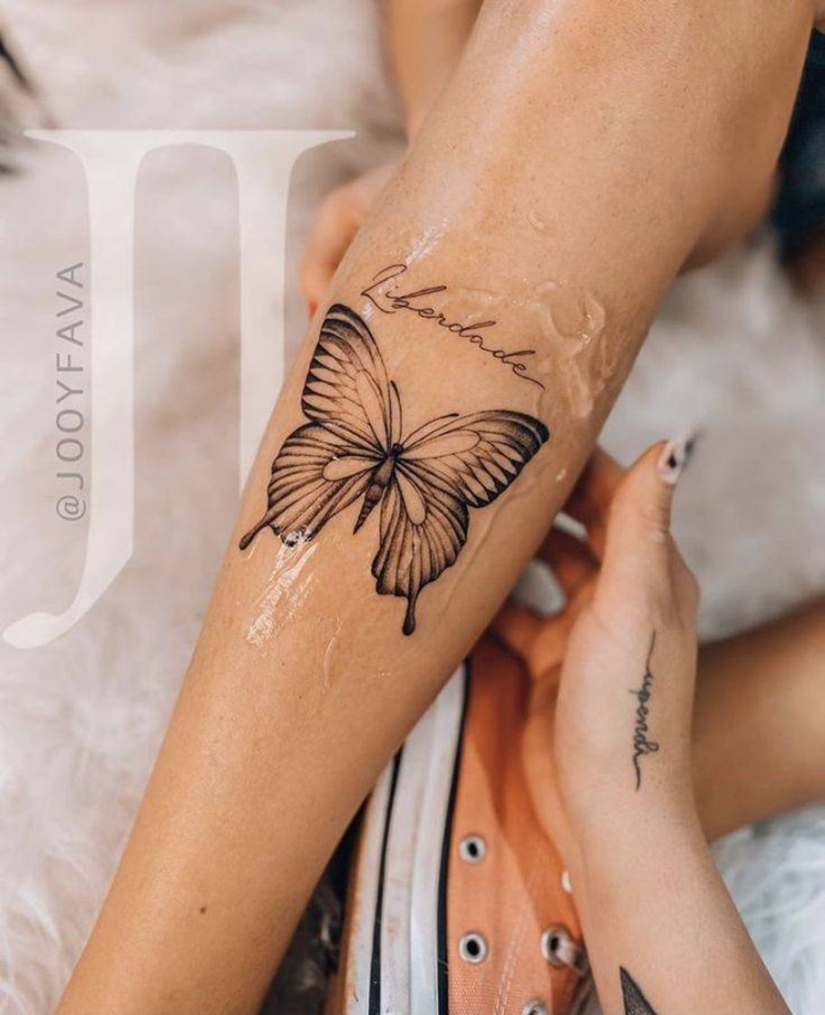 Fashion Tatuagem de borboleta 🦋